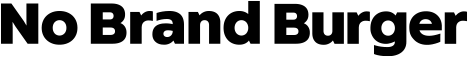 nobrandburger