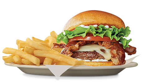 페퍼 베이컨 스위스 버거