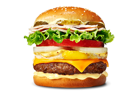 클럽 샌드위치 버거 </br> 
Club Sandwich Burger